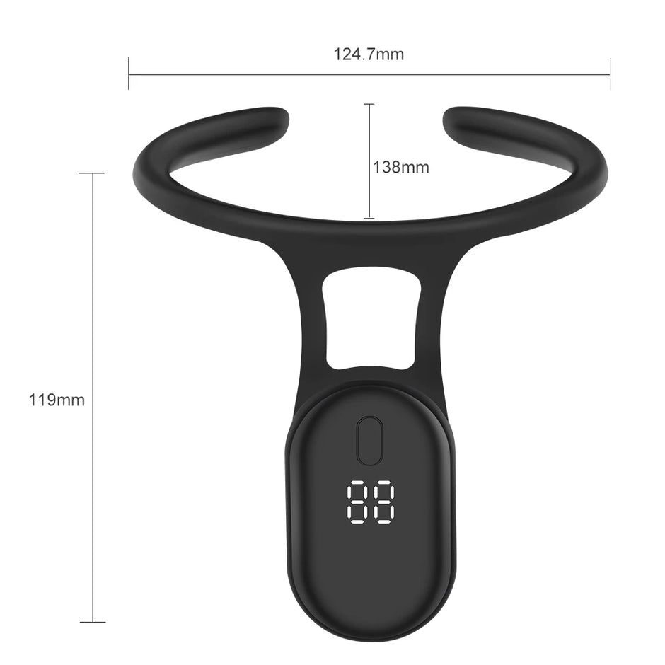 Corretor de Postura Inteligente Hailicare | Vibração | Recarregável USB | Adultos e Crianças