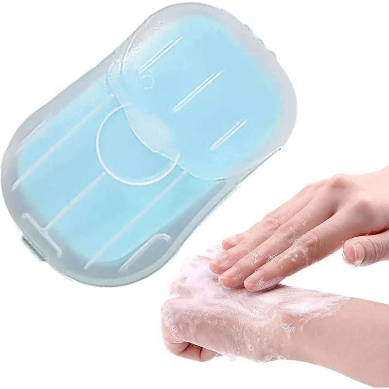 Sabonete Portátil em Folhas | Mini Sabonete Perfumado | Ideal para Viagem e Uso Diário