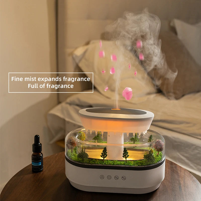 Humidificador e Difusor de Aromas PDQ MA-036 | Silencioso | Portátil | Proteção Automática
