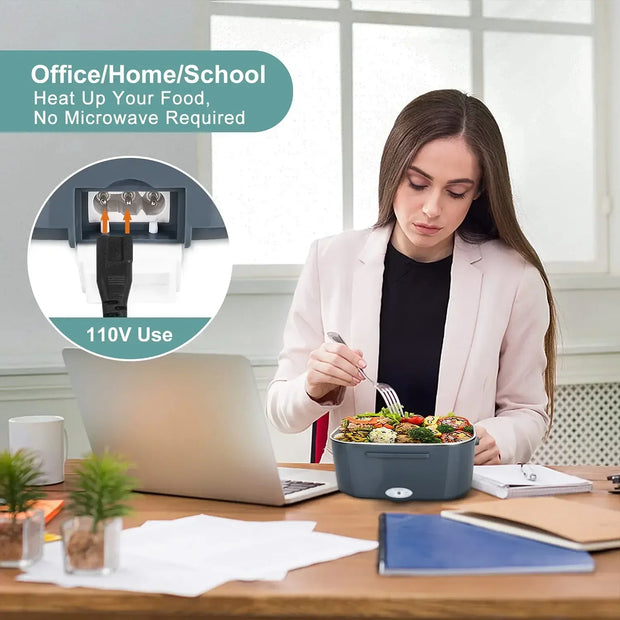 Marmita Elétrica 2 em 1 | Para Carro & Casa | 1,2 L