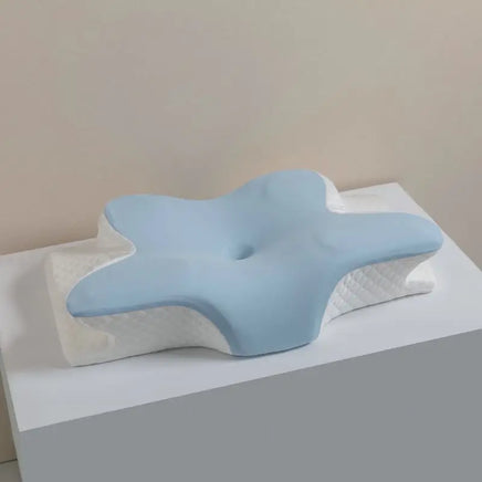 Almofada Ortopédica de Verão com Espuma de Memória – Efeito Frio e Design em Borboleta