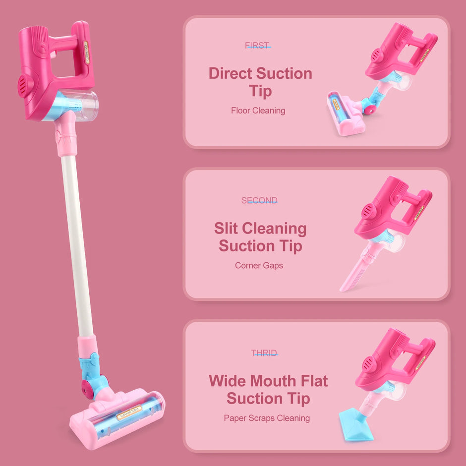 Aspirador de Brinquedo Eletrónico COOLPLAY | Luz e Som | Educativo e Interativo