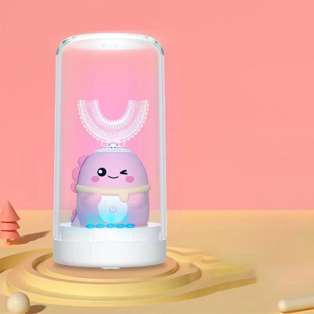 Escova de Dentes Elétrica Infantil em U | 360° | 6 Modos | Recarregável USB | IPX7