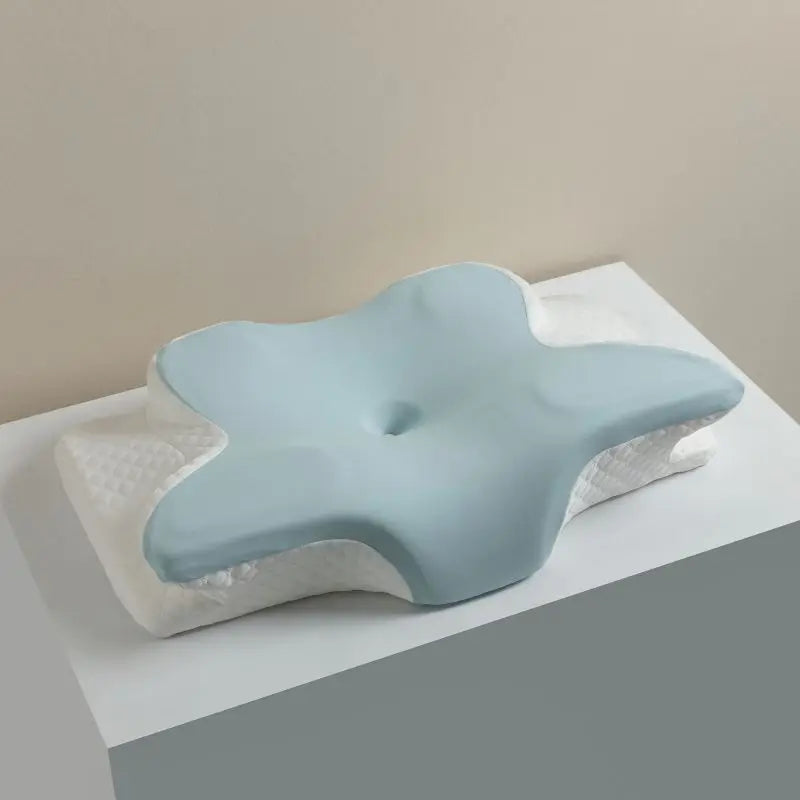 Almofada Ortopédica de Verão com Espuma de Memória – Efeito Frio e Design em Borboleta