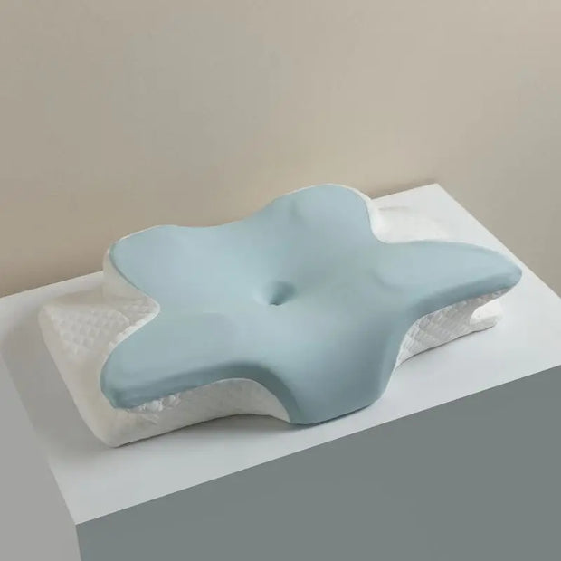 Almofada Ortopédica de Verão com Espuma de Memória – Efeito Frio e Design em Borboleta