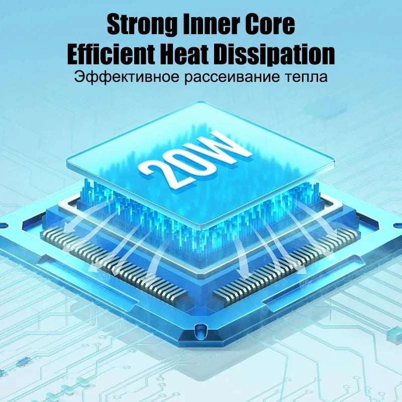 Carregador Rápido USB-C 20W | Compacto e Eficiente | Compatível com USB PD