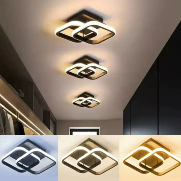 Candeeiro de Teto LED PL230 | 25W | 3 Cores de Luz | Design Moderno