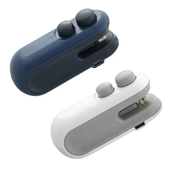 Mini Seladora Portátil de Sacos | Seladora Térmica Manual para Embalagens Alimentares