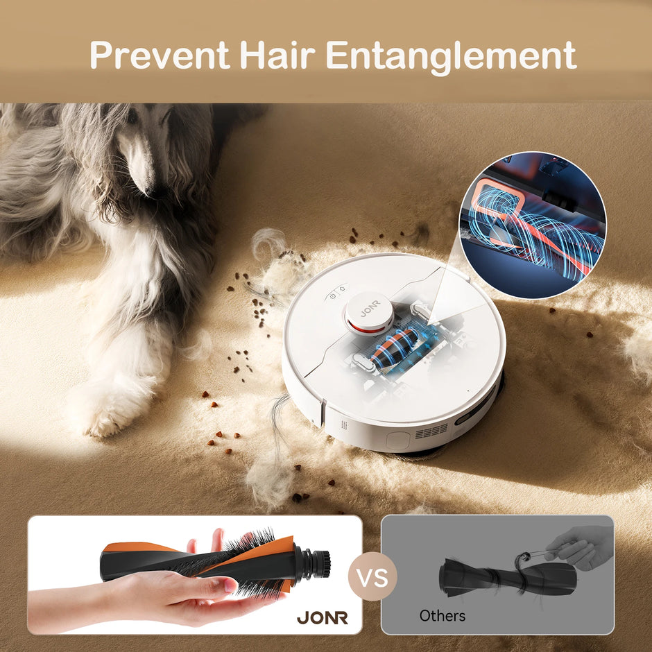 Aspirador Robot Inteligente com Base de Auto-Limpeza | Sucção 8000Pa | Depósito 4L